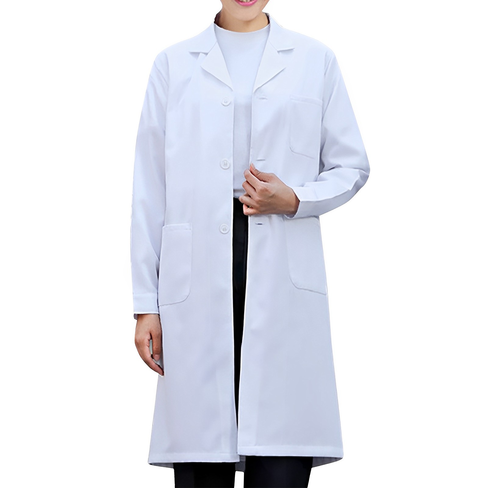 Medical Lab Coats - White Lab Coat For Women Men