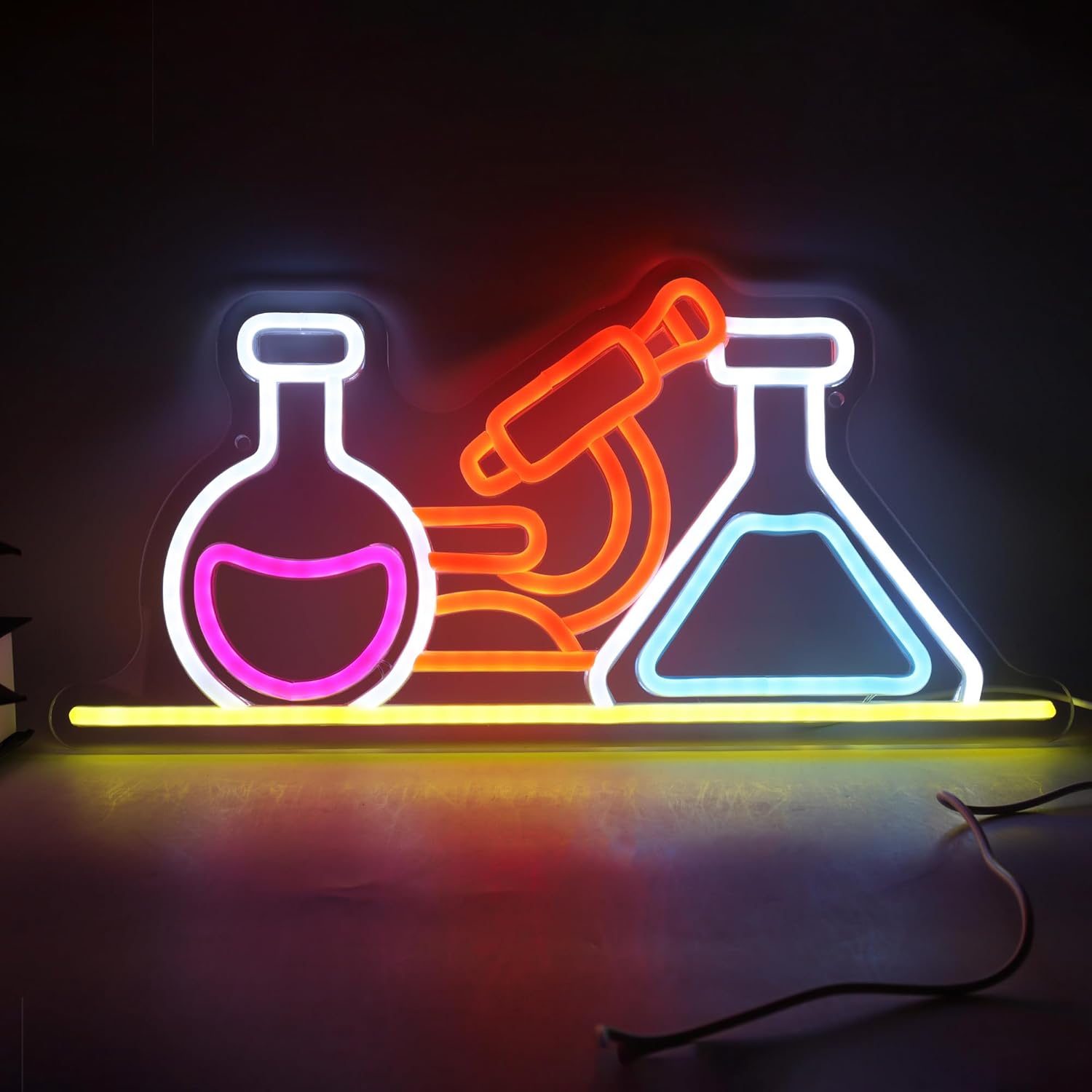 Medical Lab Study - Science Laboratory Neon Sign USB Powered