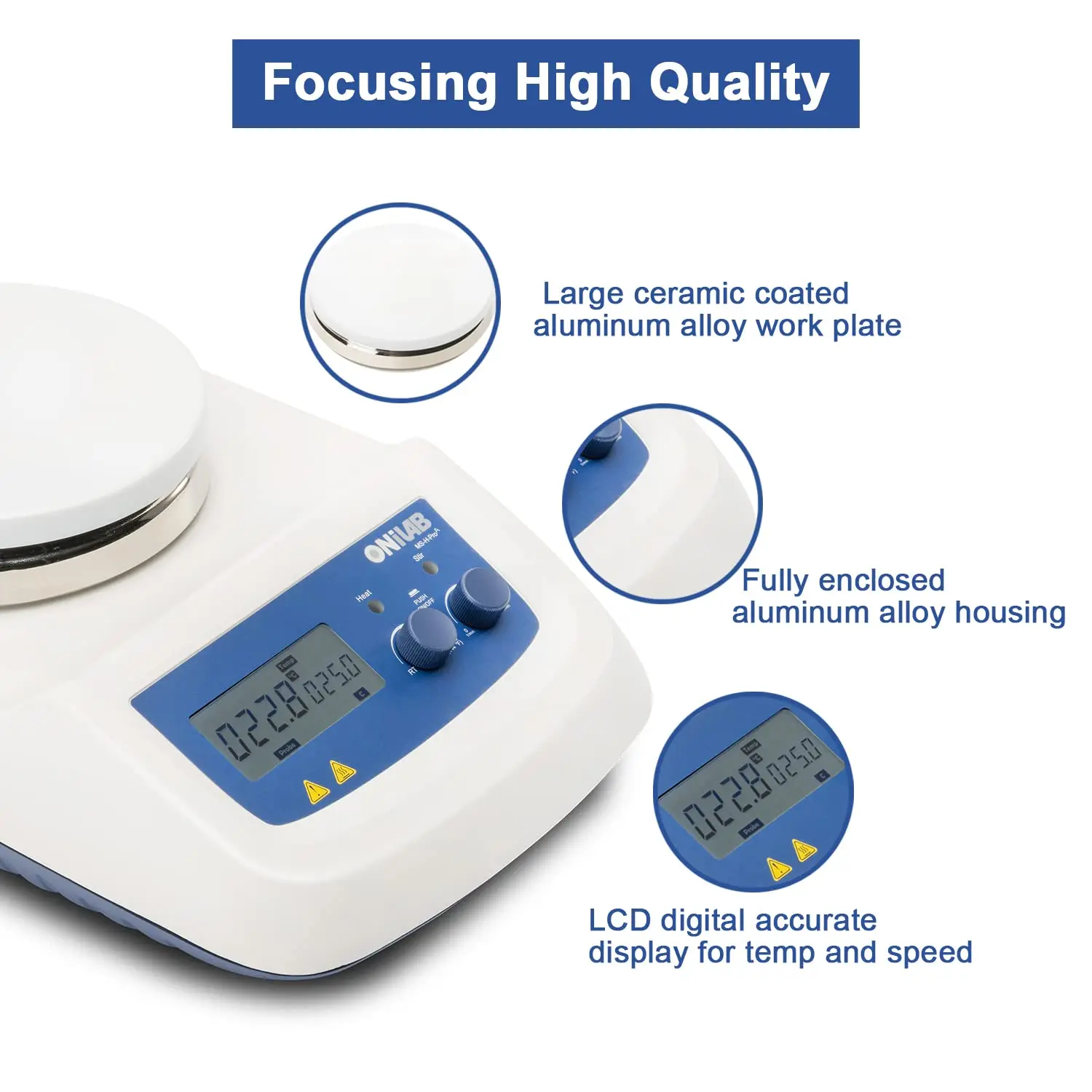 ONiLAB 340C Magnetic Hotplate  - Magnetic Stirrer Hotplate recension och pris