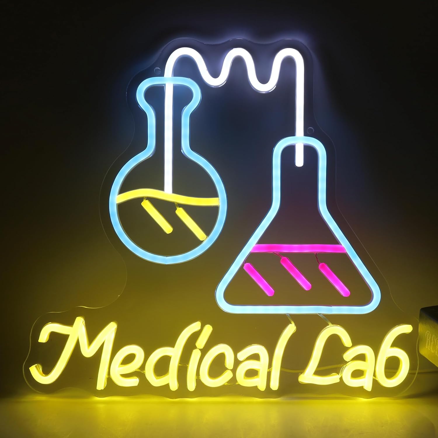 Science Laboratory Neon Sign U - Medical Lab Study recension och pris