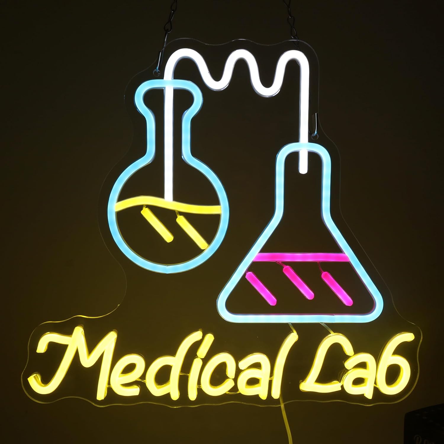 Science Laboratory Neon Sign U - Medical Lab Study recension och pris