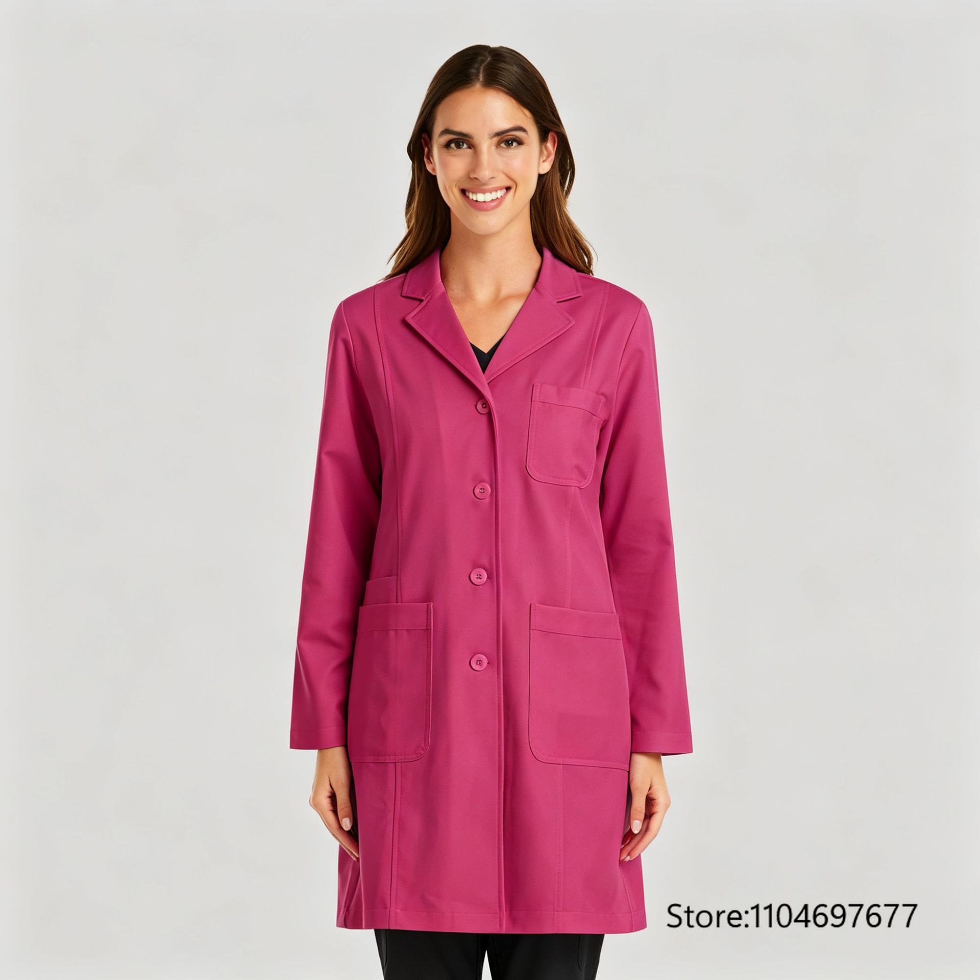 Multicolor Women's Long Sleeve - Medical Lab Coats recension och pris