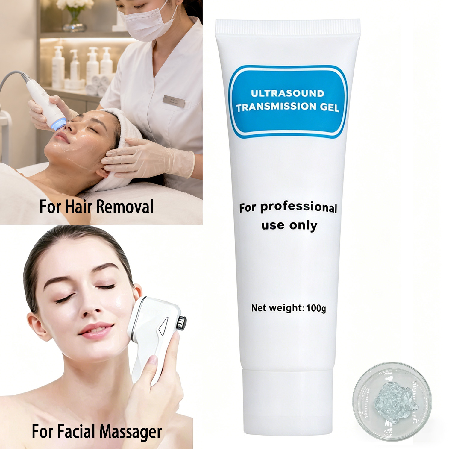 Laser Hair and Beard Removal L - Medical Gel Ultrasound recension och pris