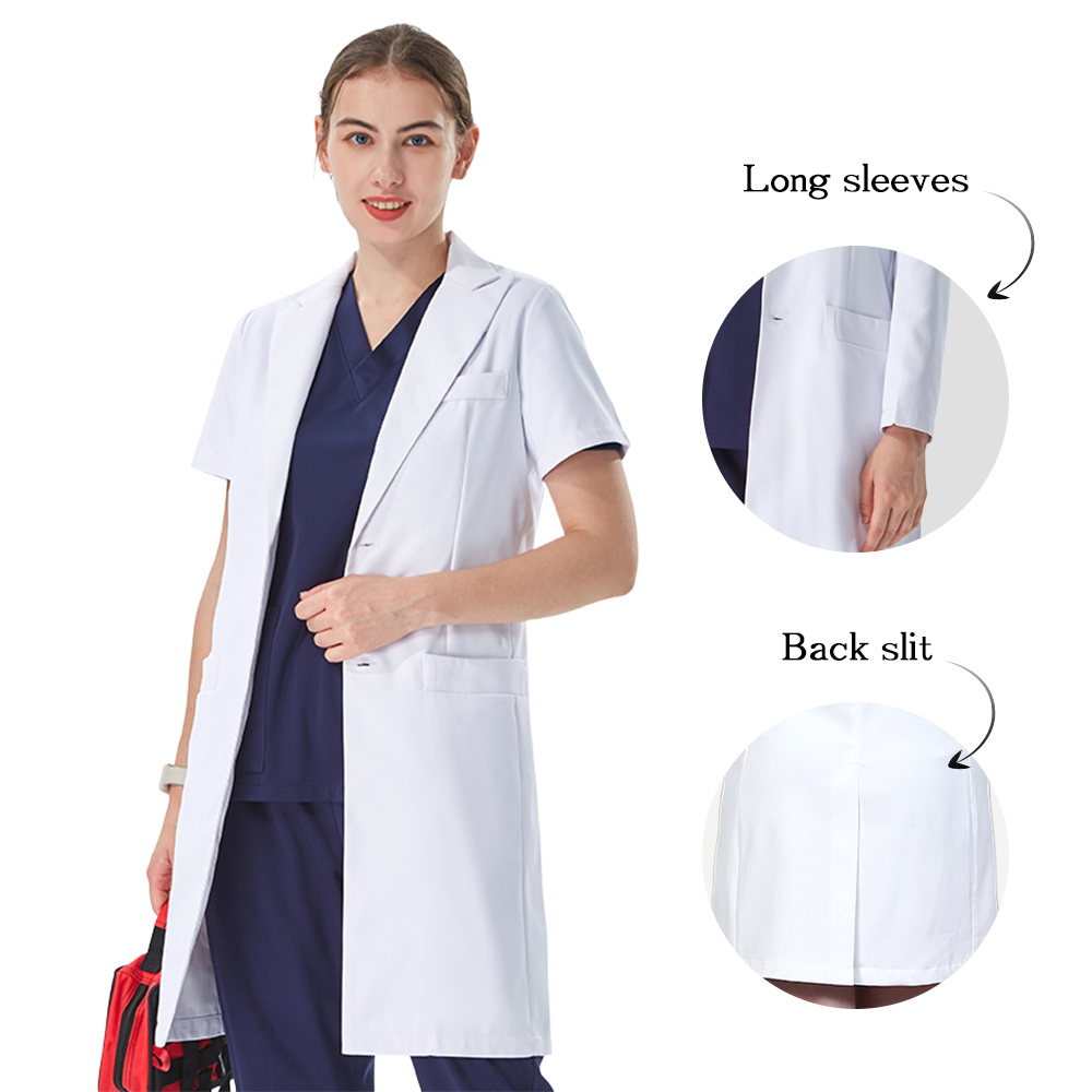 Thoughtful Lapel Collar White  - Medical Lab Coats recension och pris