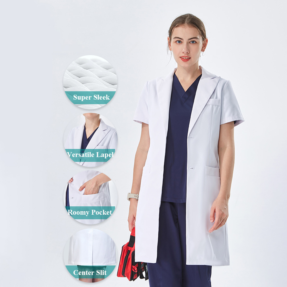 Thoughtful Lapel Collar White  - Medical Lab Coats recension och pris
