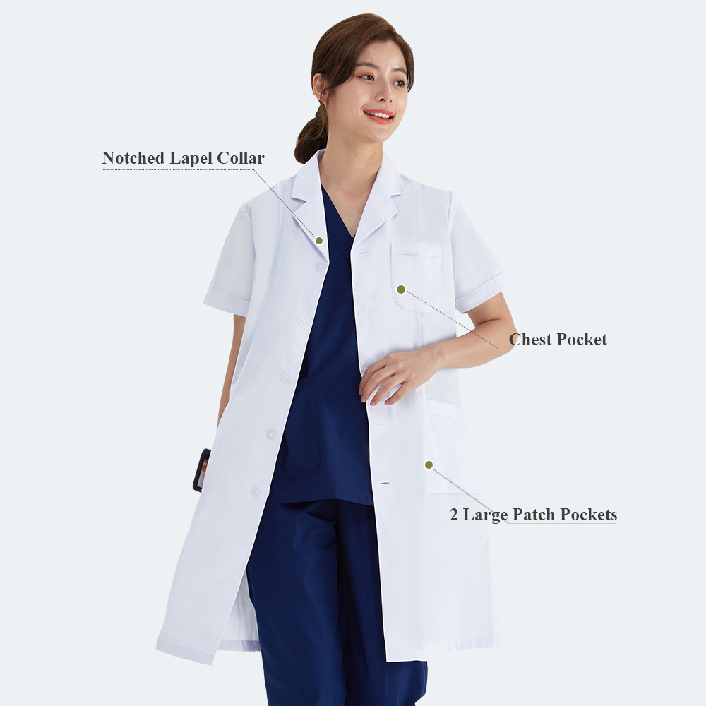 Unisex White Coat Lab Coat Hos - Medical Lab Coats recension och pris